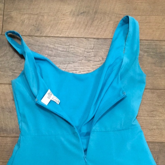 Belle Badgley Mischka Cocktail Dress Blue - Picture 5 of 7